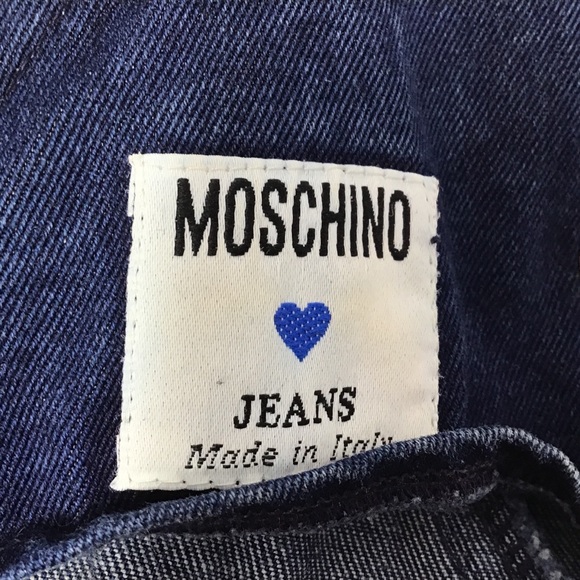 MOSCHINO Jeans Lace Up Belt & Grommets Denim Dress - Picture 10 of 12